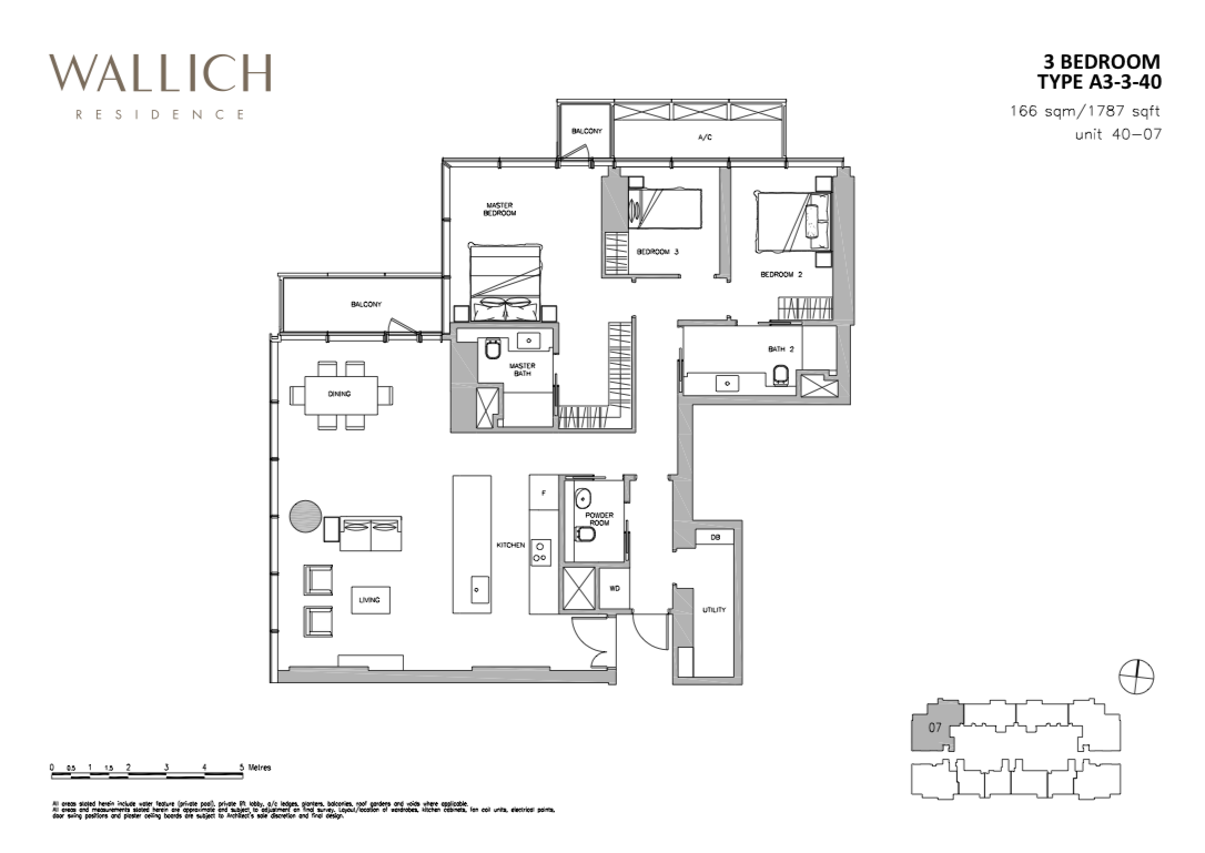 Wallich Residence Floor Plan