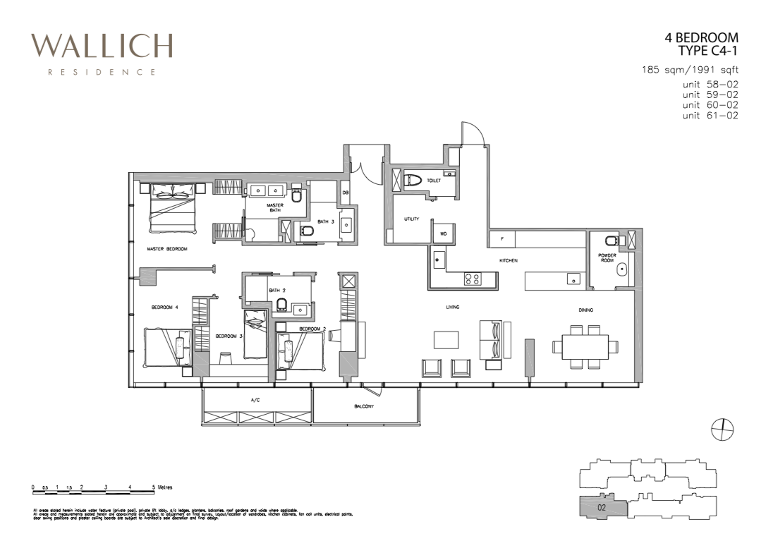 Wallich Residence Floor Plan